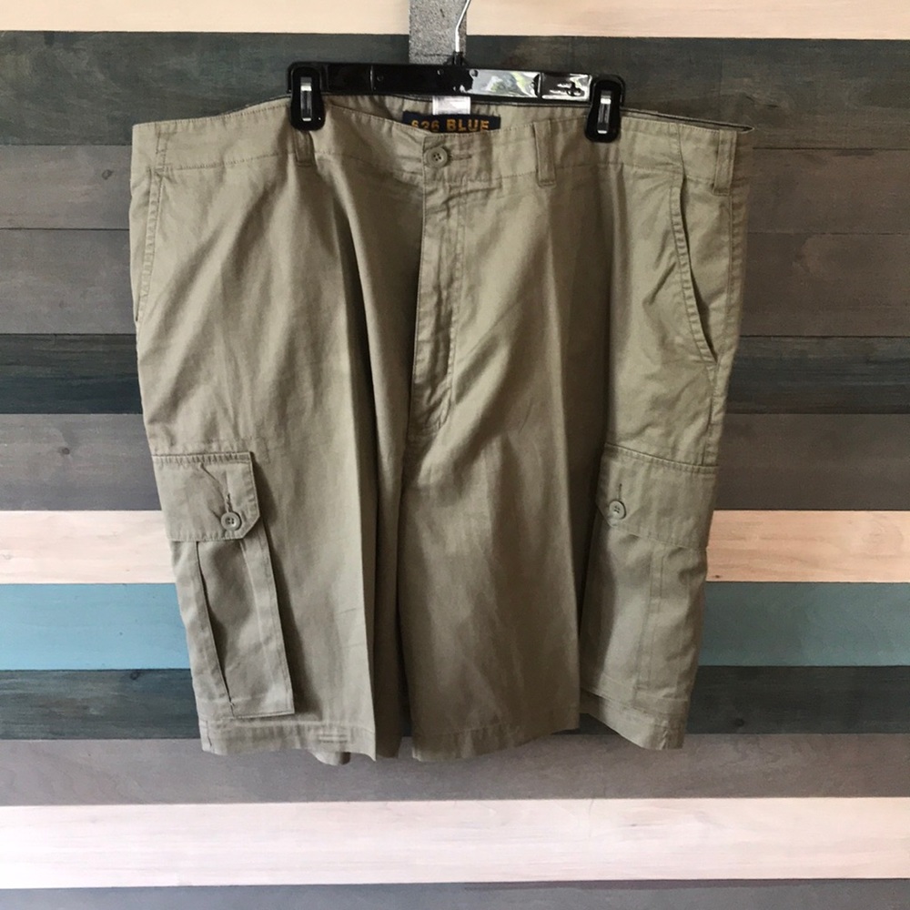 626 Blue Cargo Shorts